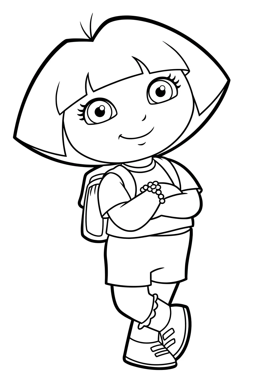 Kleurplaat Dora Márquez