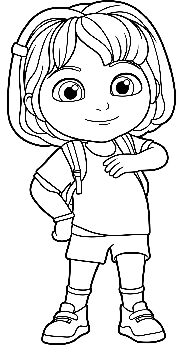 Kleurplaat Dora Márquez 1