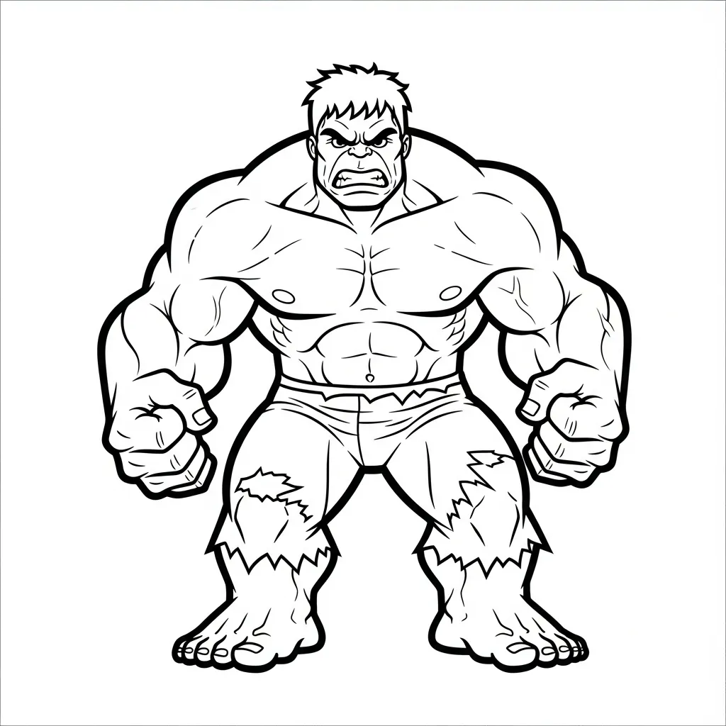 Hulk színező oldal 12 Hulk színező oldal 4