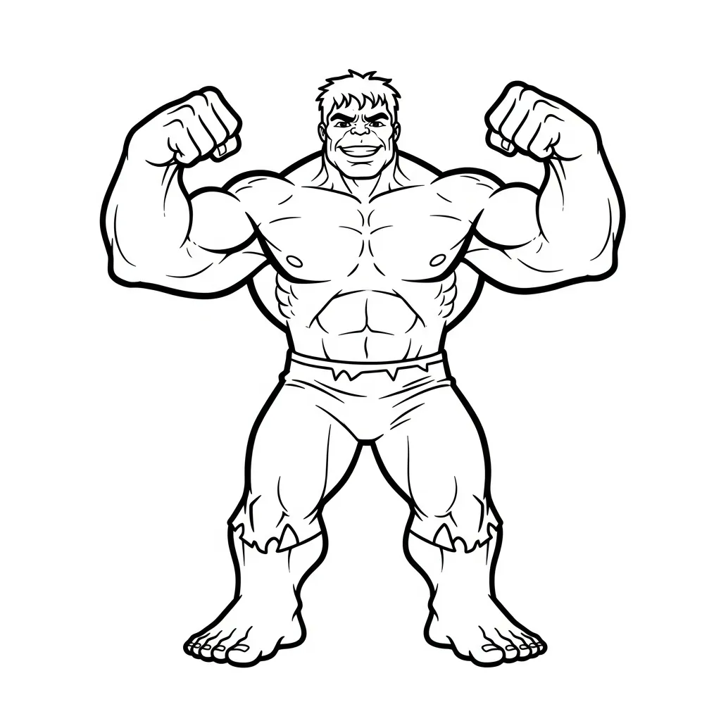 Hulk színező oldal 10 Hulk színező oldal 2