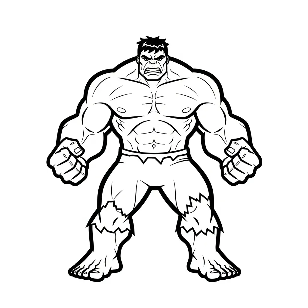 Hulk színező oldal 11 Hulk színező oldal 3