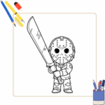 Kleurplaat Jason Voorhees 6 Kleurplaat Jason Voorhees thumbnail