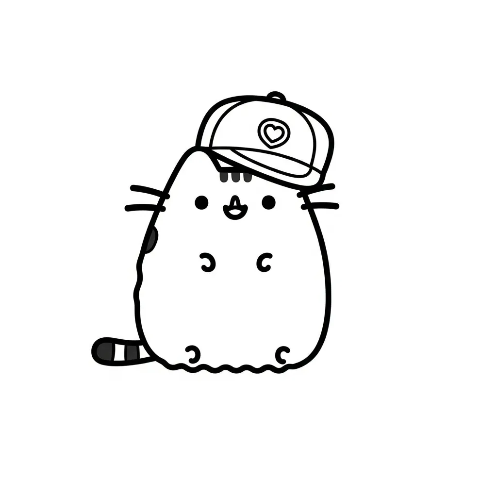 Kleurplaat Pusheen 16 Kleurplaat Pusheen 8