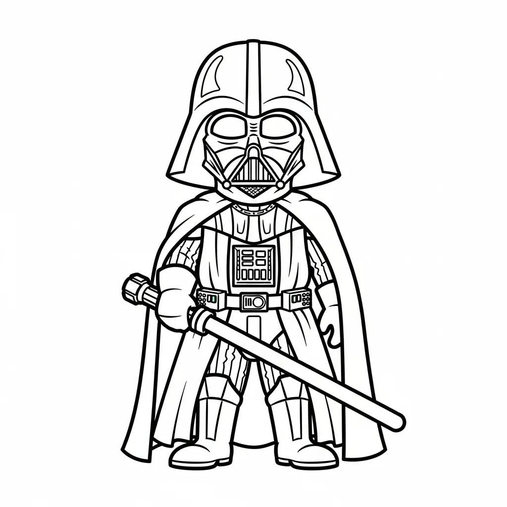 Kleurplaat Star Wars 3