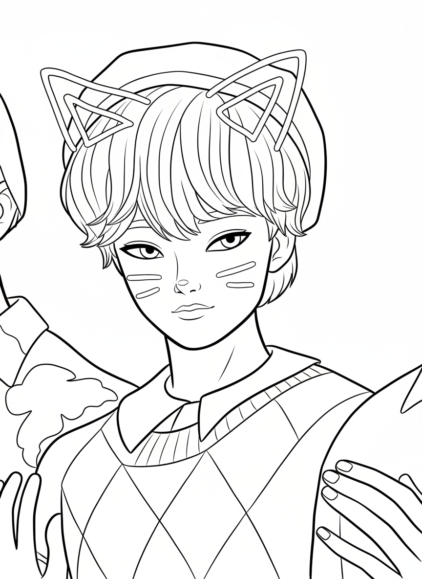 Kpop Demon Hunters Baby Saja Kleurplaat 11 Kpop Demon Hunters Baby Saja Kleurplaat 3