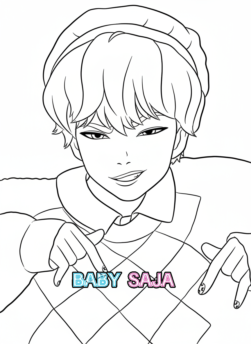 Kpop Demon Hunters Baby Saja Kleurplaat 13 Kpop Demon Hunters Baby Saja Kleurplaat 5