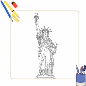 Vrijheidsbeeld Kleurplaat 88 Vrijheidsbeeld Kleurplaat thumbnail