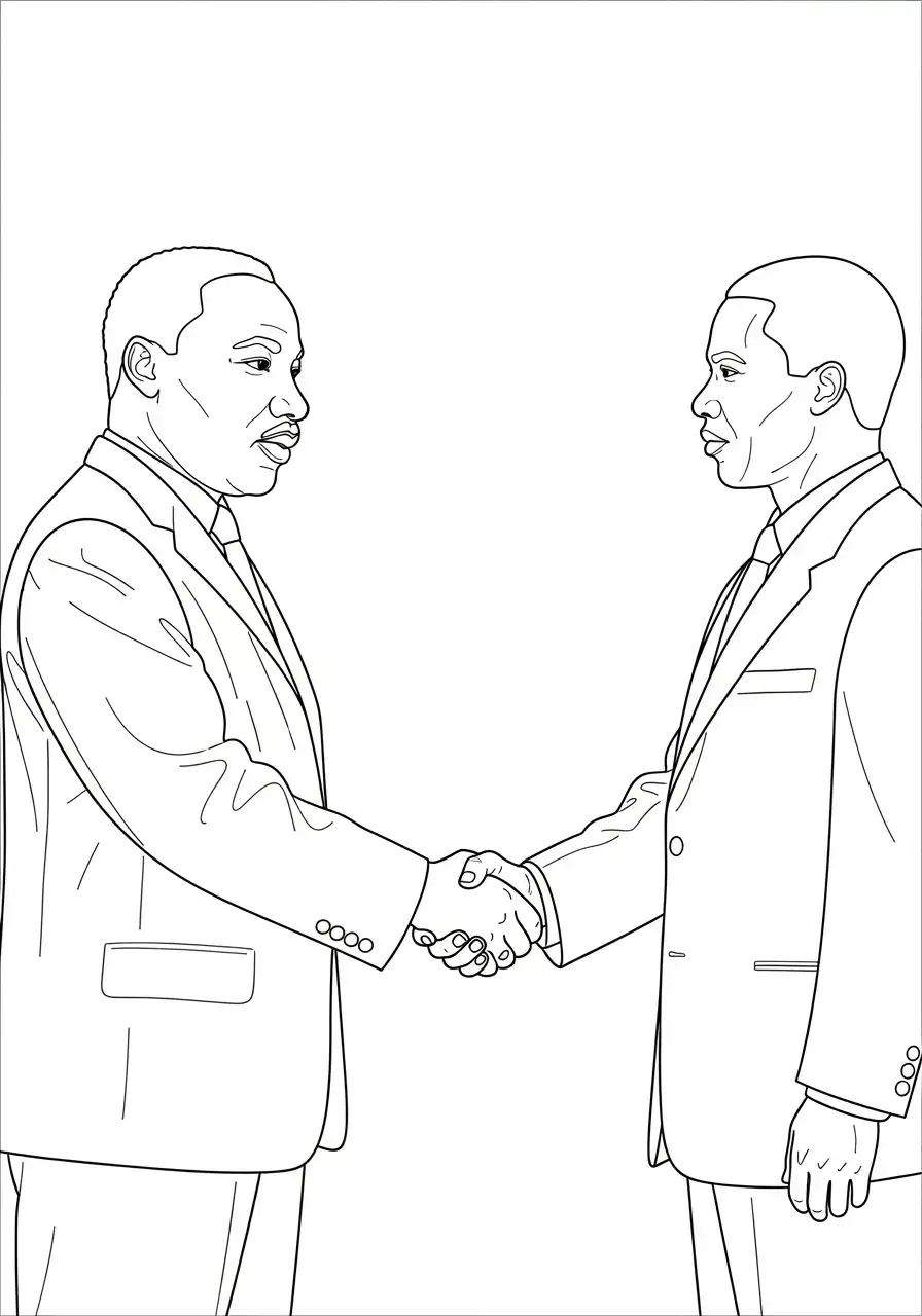 gelijkheid handdruk kleurplaat