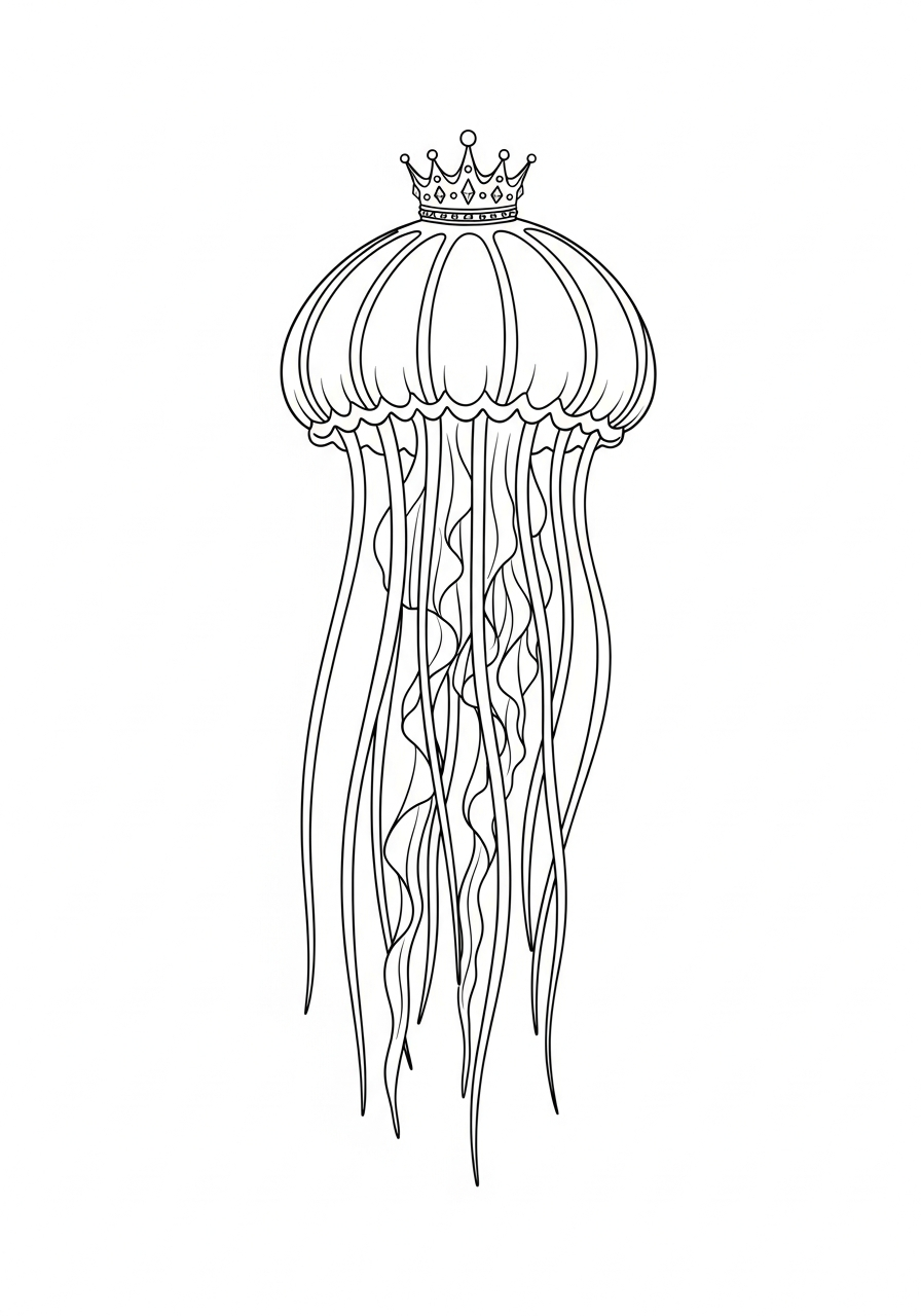 koningin kwal kleurplaat