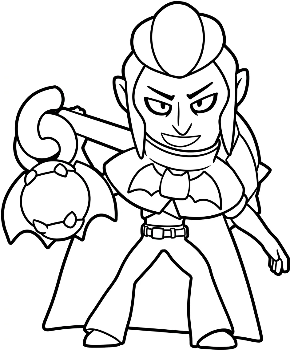 Brawl Stars kleurplaat 10