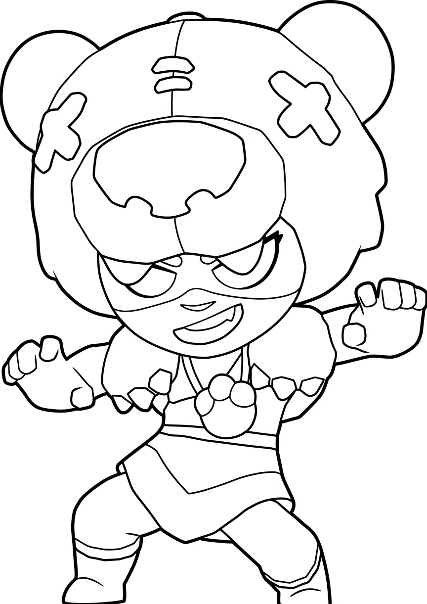 Brawl Stars kleurplaat 11