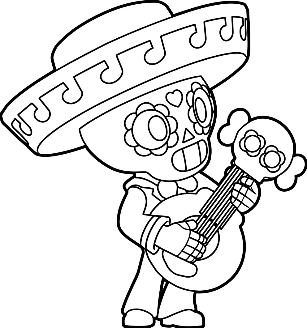 Brawl Stars kleurplaat 13