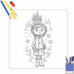 Coraline Kleurplaat thumbnail