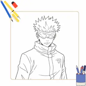 Gojo Satoru Kleurplaat 181 Gojo Satoru Kleurplaat thumbnail