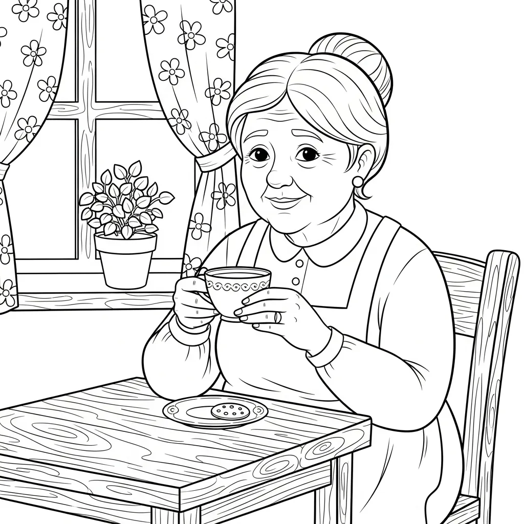 Babcia Kolorowanka 1