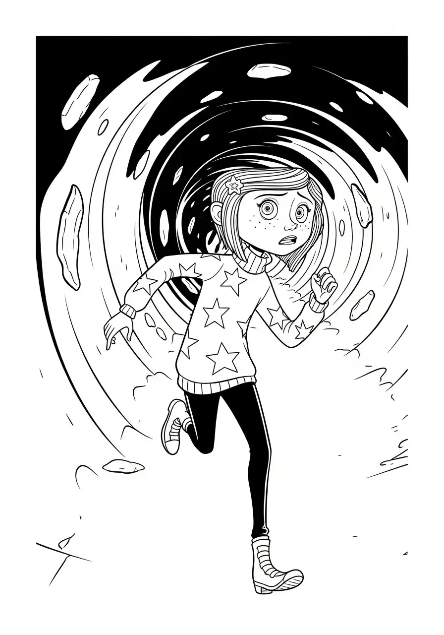 de grote ontsnapping kleurplaat