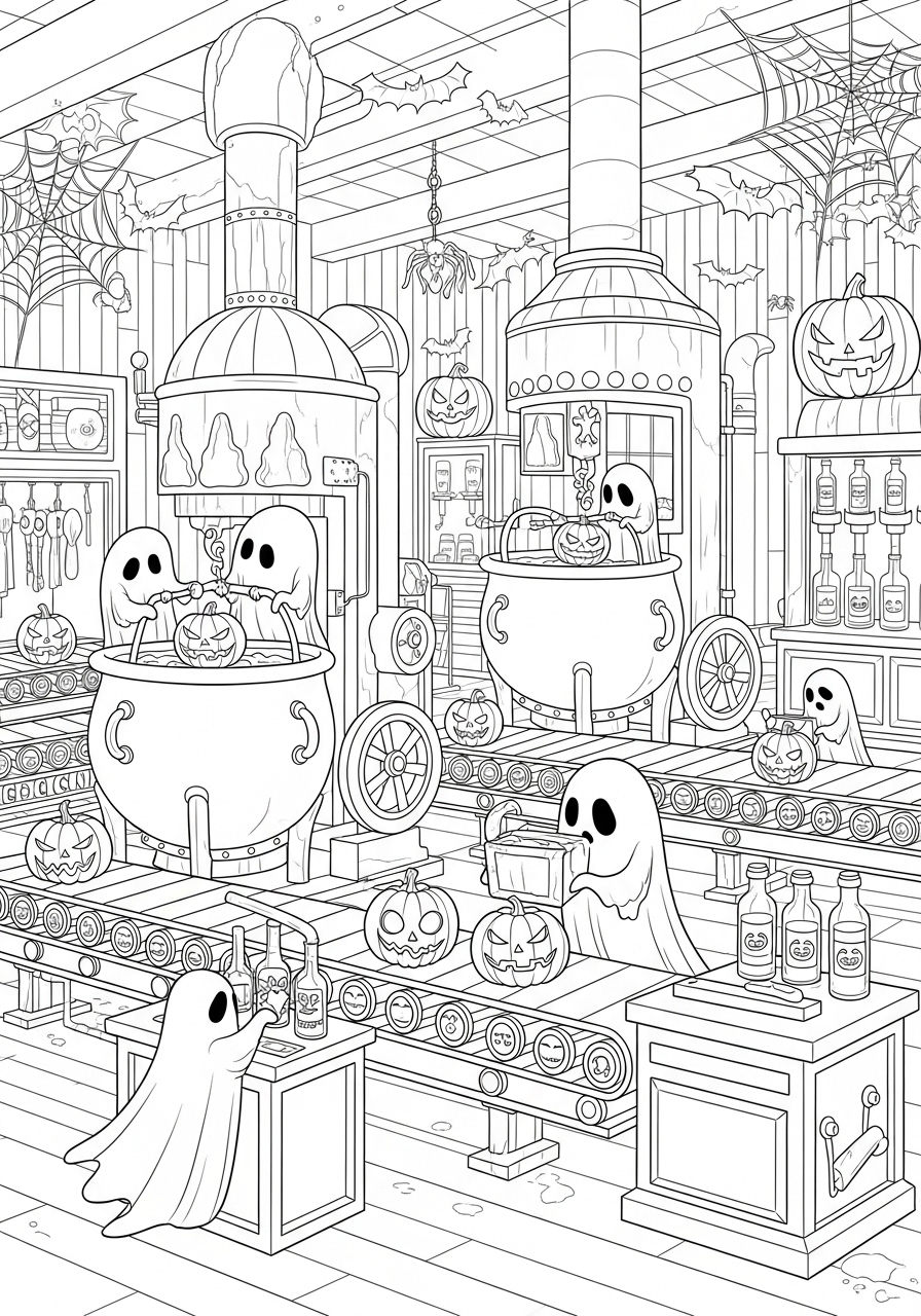 Roblox Halloween kleurplaat 13 spookfabriek roblox halloween kleurplaat
