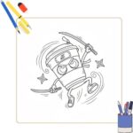 Cappuccino Assassino Kleurplaat thumbnail