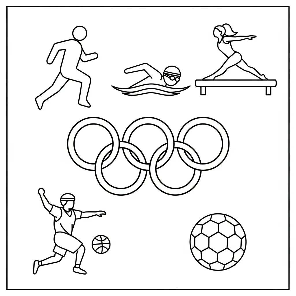 Kolorowanka Igrzyska Olimpijskie 2