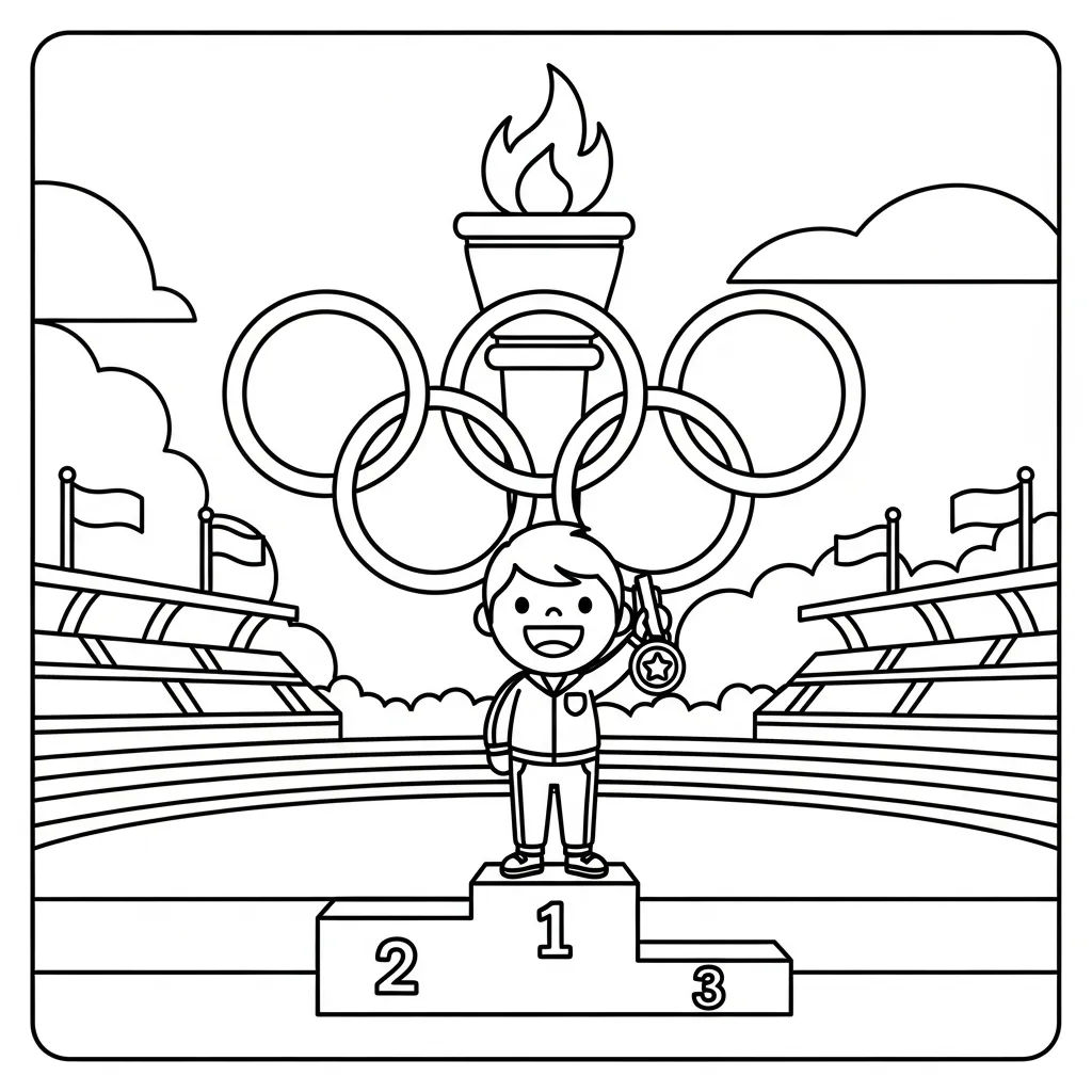 Kolorowanka Igrzyska Olimpijskie 3