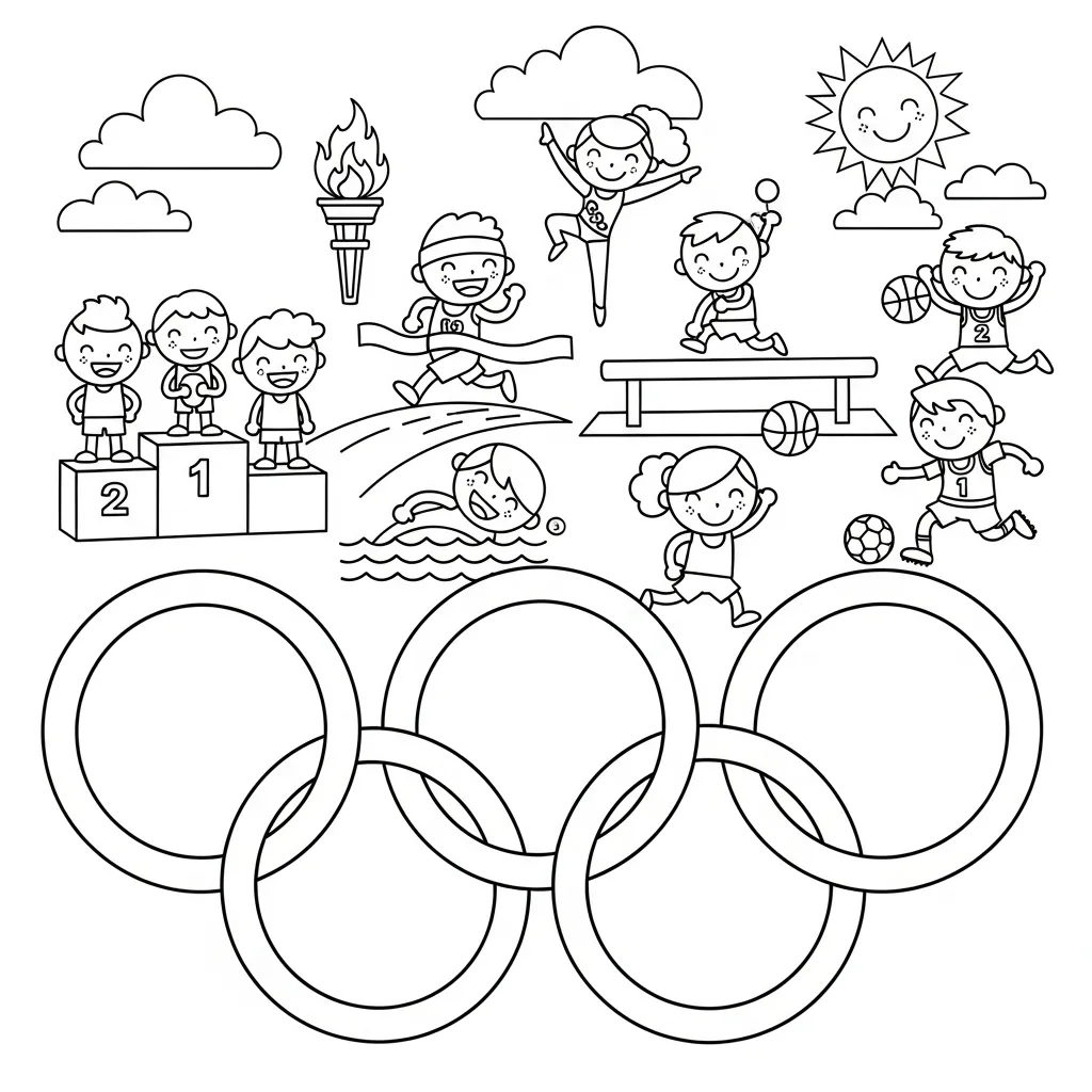 Kolorowanka Igrzyska Olimpijskie