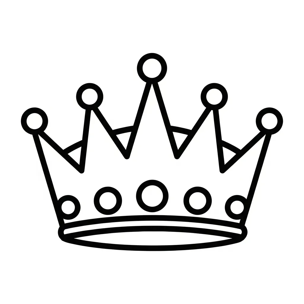 Kroon Kleurplaat