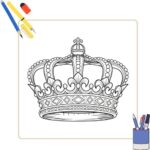 Kroon Kleurplaat 4 Kroon Kleurplaat thumbnail