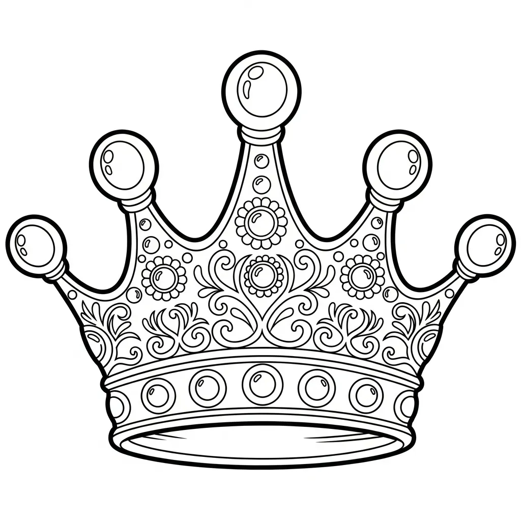 Kroon Kleurplaat 1