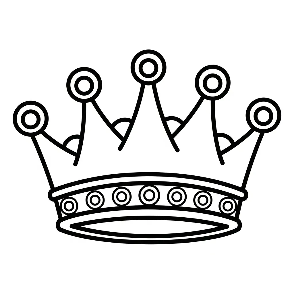 Kroon Kleurplaat 2