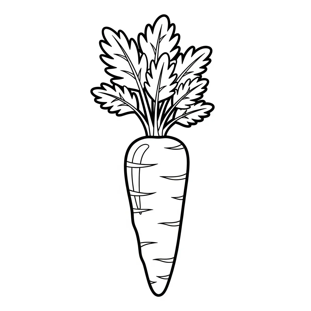 Porkkanan värityssivu