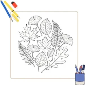 Kleurplaat Bladeren 64 Kleurplaat Bladeren thumbnail