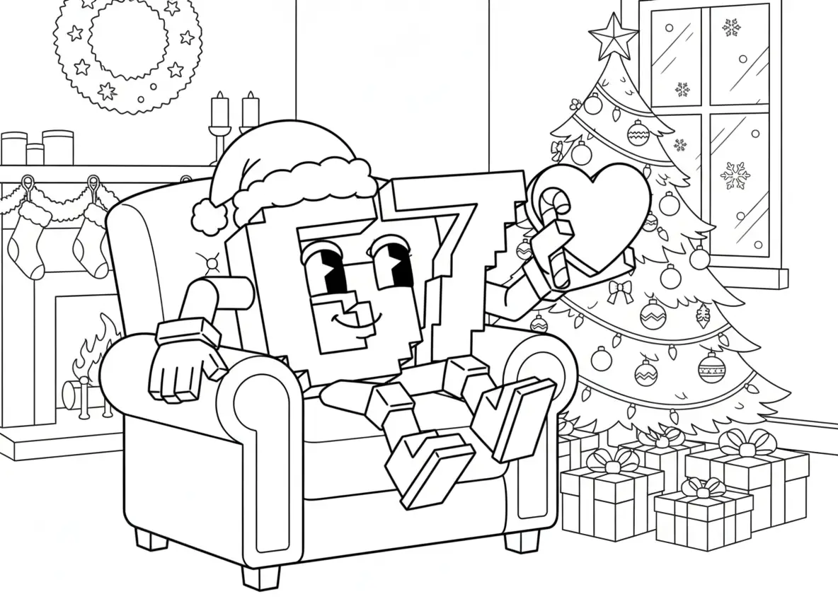 67 Brainrot Kerst Kleurplaat 18 67 Brainrot Kerst Kleurplaat 10