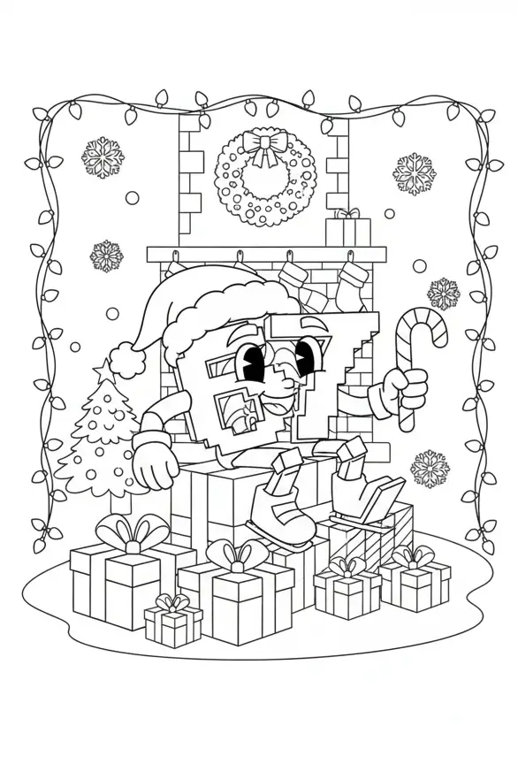 67 Brainrot Kerst Kleurplaat 24 67 Brainrot Kerst Kleurplaat 16