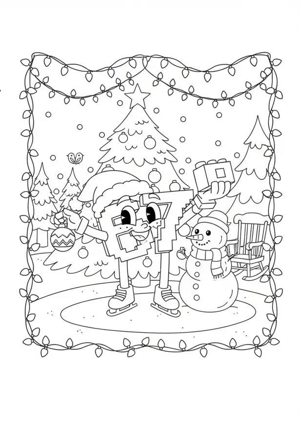 67 Brainrot Kerst Kleurplaat 25 67 Brainrot Kerst Kleurplaat 17