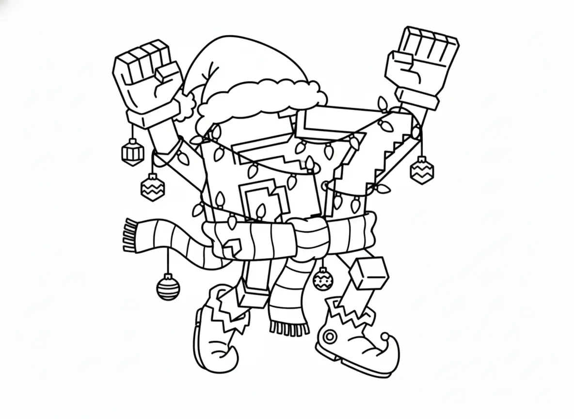 67 Brainrot Kerst Kleurplaat 33 67 Brainrot Kerst Kleurplaat 25