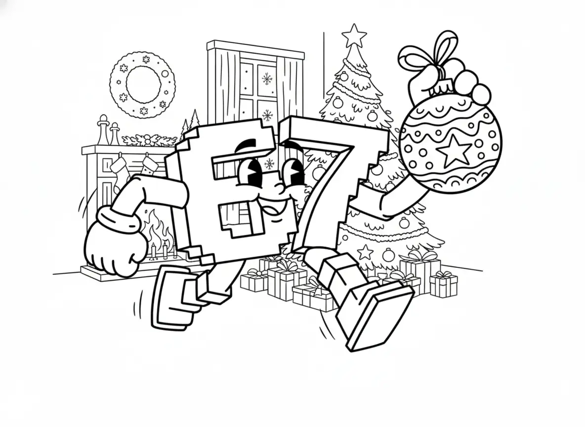 67 Brainrot Kerst Kleurplaat 34 67 Brainrot Kerst Kleurplaat 26