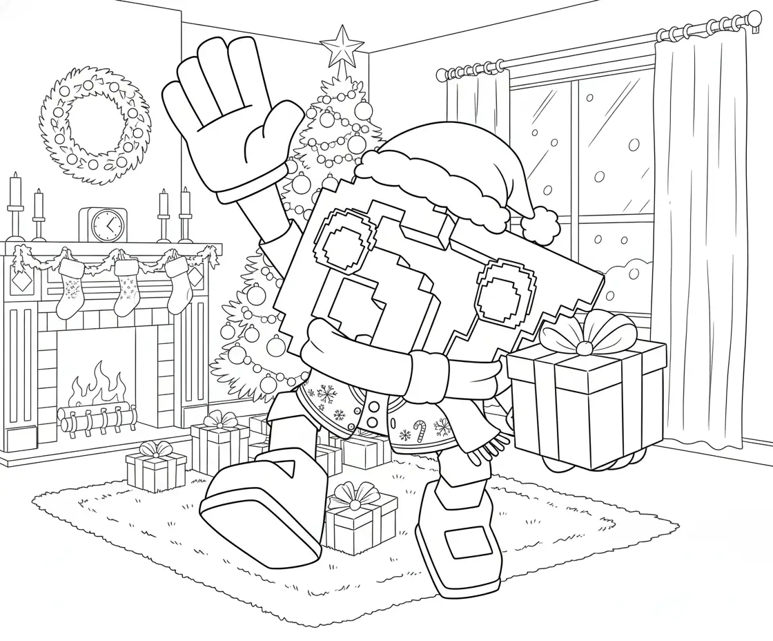 67 Brainrot Kerst Kleurplaat 36 67 Brainrot Kerst Kleurplaat 28