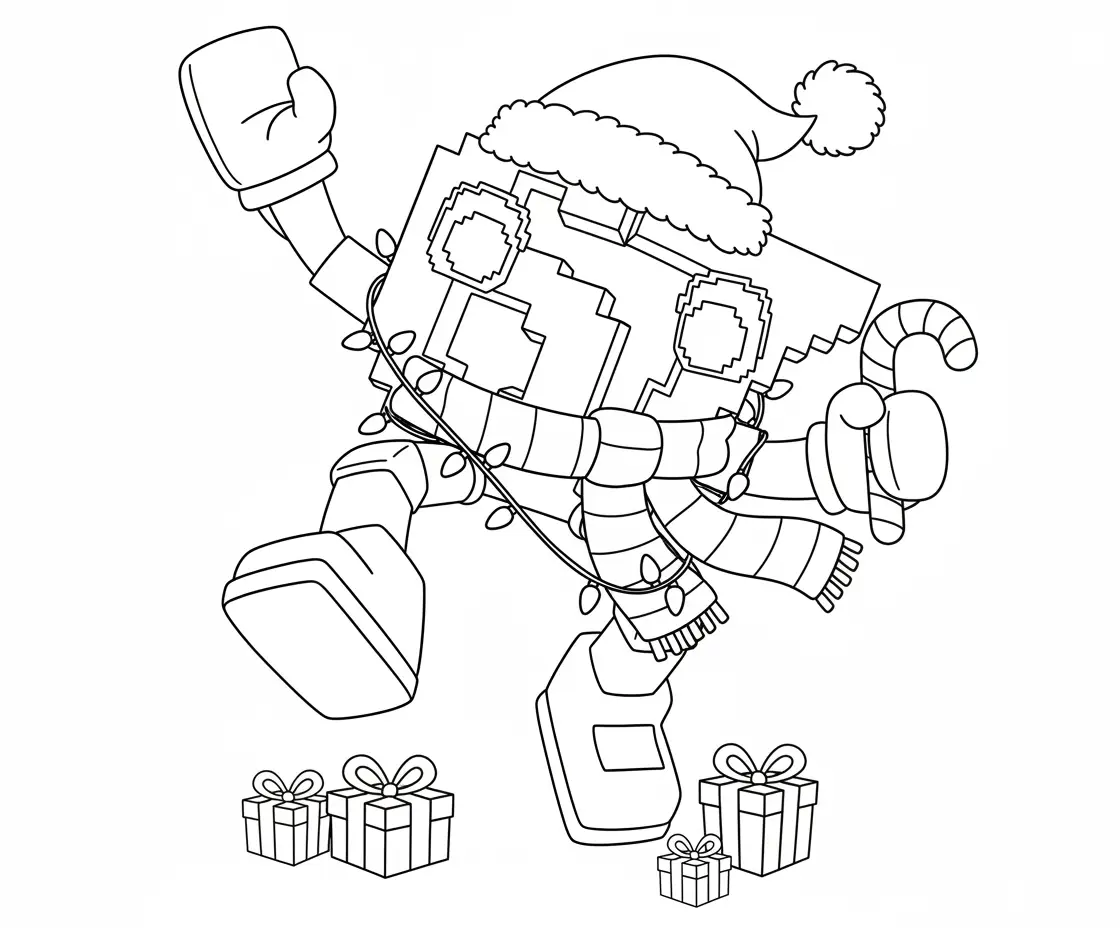 67 Brainrot Kerst Kleurplaat 10 67 Brainrot Kerst Kleurplaat 2