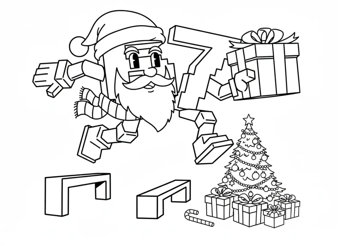 67 Brainrot Kerst Kleurplaat 13 67 Brainrot Kerst Kleurplaat 5