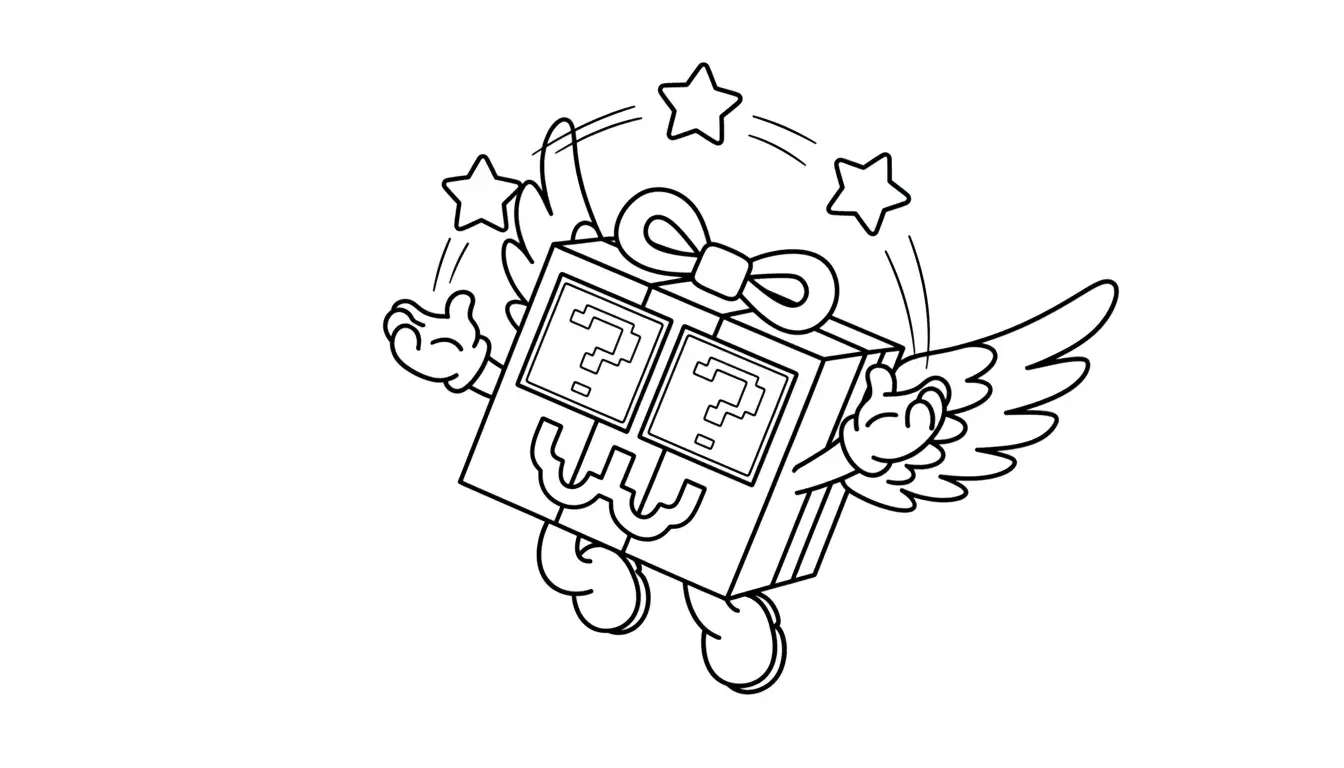 Festive Lucky Block Brainrot Kleurplaat 32 Festive Lucky Block Brainrot Kleurplaat 24