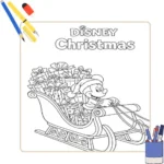 Kerstmis Disney Kleurplaat thumbnail