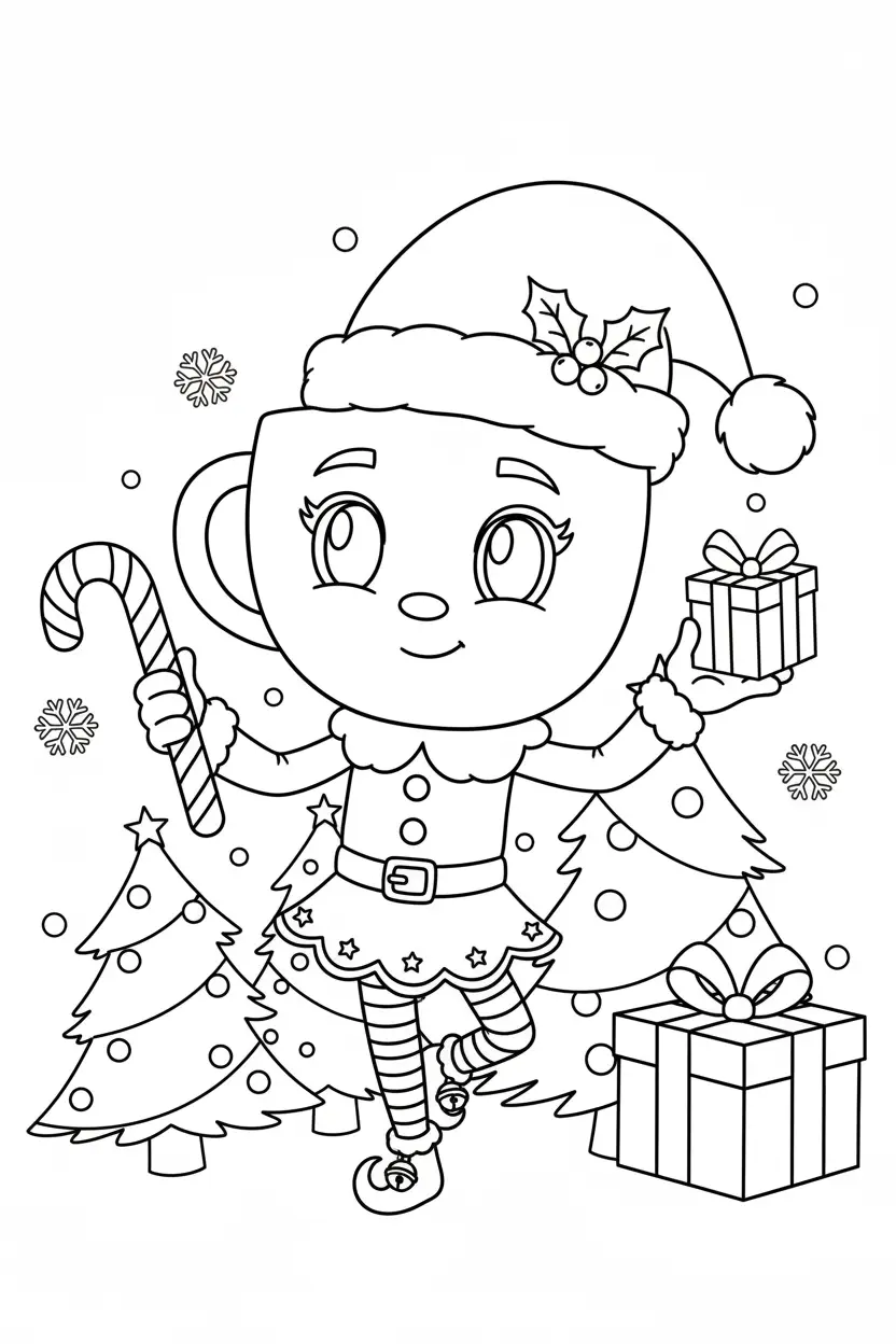 Kleurplaat Ballerina Peppermintina 17 Kleurplaat Ballerina Peppermintina 1