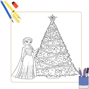 Elsa Kerst Kleurplaat 92 Elsa Kerst Kleurplaat thumbnail