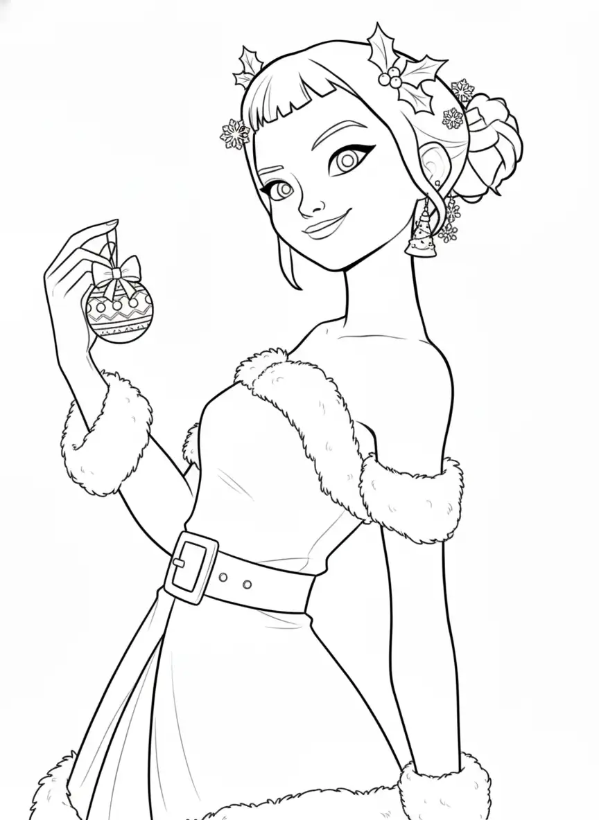 Kleurplaat Kpop Demon Hunters Kerst 19 Kleurplaat Kpop Demon Hunters Kerst 11