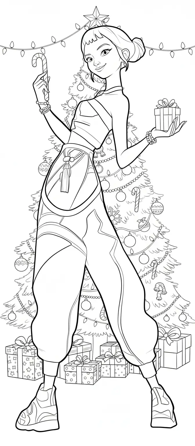 Kleurplaat Kpop Demon Hunters Kerst 28 Kleurplaat Kpop Demon Hunters Kerst 20