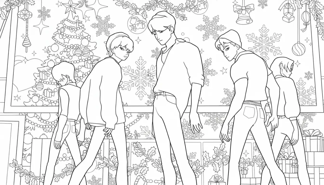 Kleurplaat Kpop Demon Hunters Kerst 30 Kleurplaat Kpop Demon Hunters Kerst 22