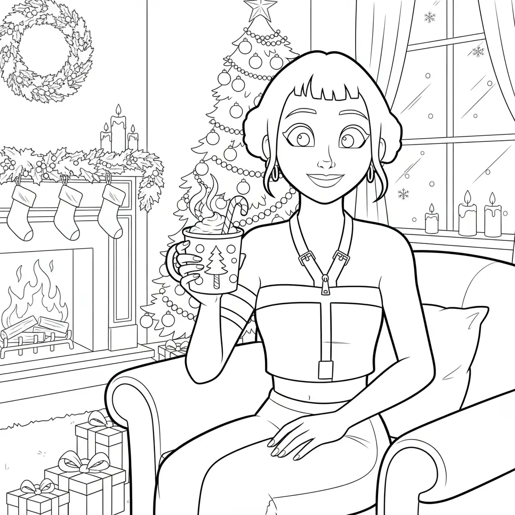 Kleurplaat Kpop Demon Hunters Kerst 45 Kleurplaat Kpop Demon Hunters Kerst 37