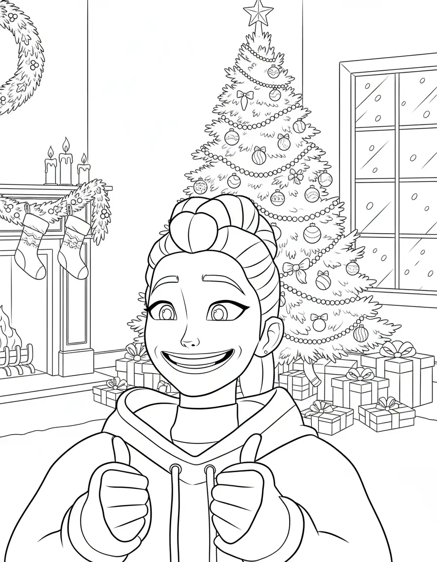 Kleurplaat Kpop Demon Hunters Kerst 46 Kleurplaat Kpop Demon Hunters Kerst 38