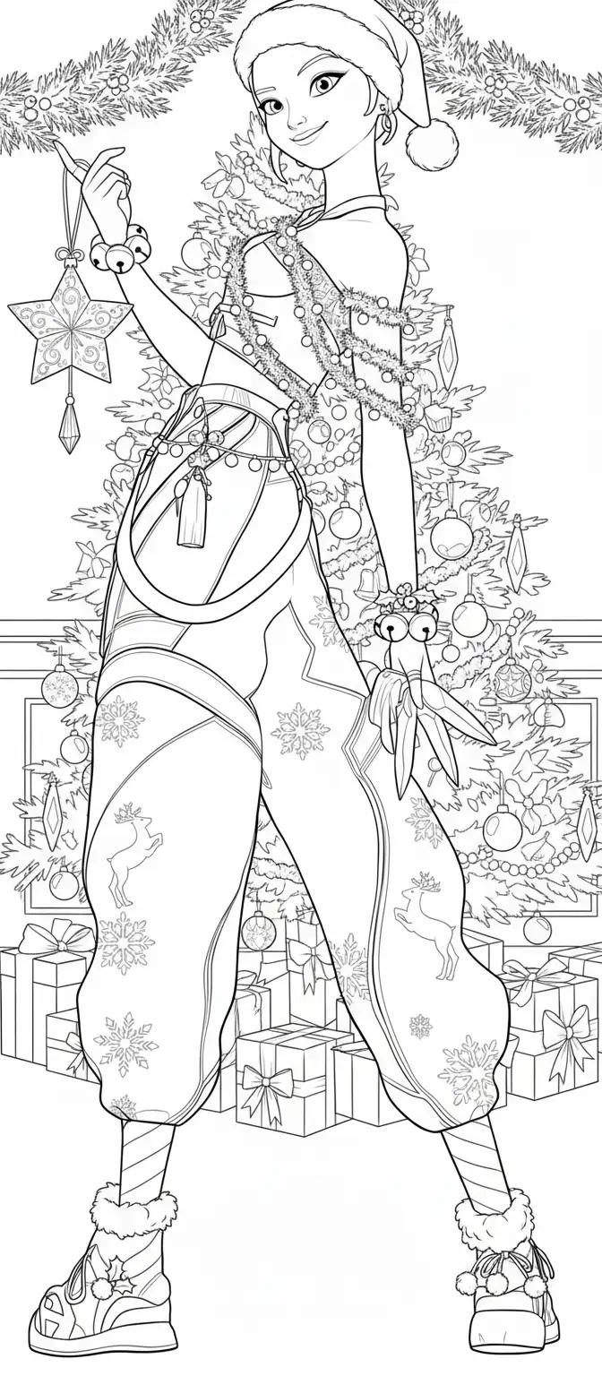 Kleurplaat Kpop Demon Hunters Kerst 51 Kleurplaat Kpop Demon Hunters Kerst 43