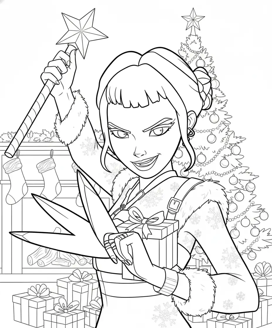 Kleurplaat Kpop Demon Hunters Kerst 53 Kleurplaat Kpop Demon Hunters Kerst 45